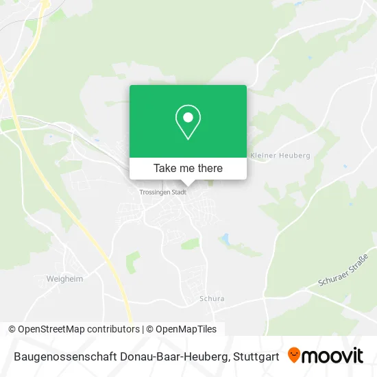 Карта Baugenossenschaft Donau-Baar-Heuberg