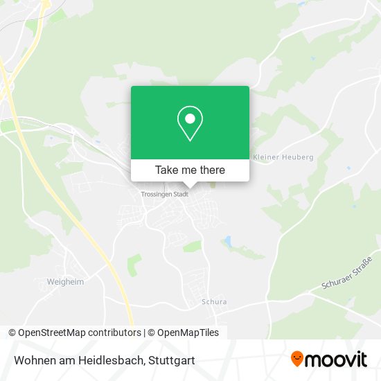 Wohnen am Heidlesbach map