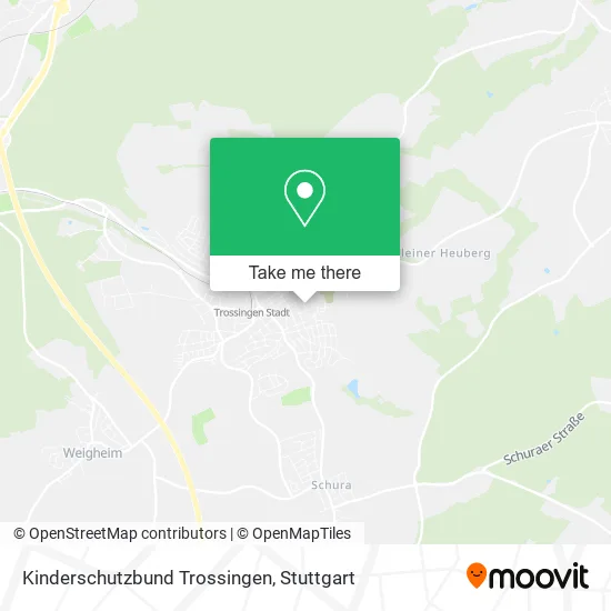 Карта Kinderschutzbund Trossingen