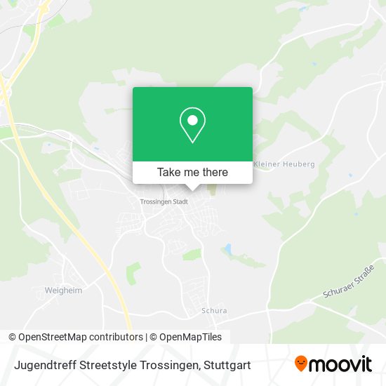 Jugendtreff Streetstyle Trossingen map