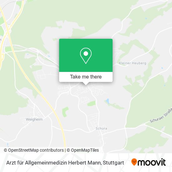 Arzt für Allgemeinmedizin Herbert Mann map