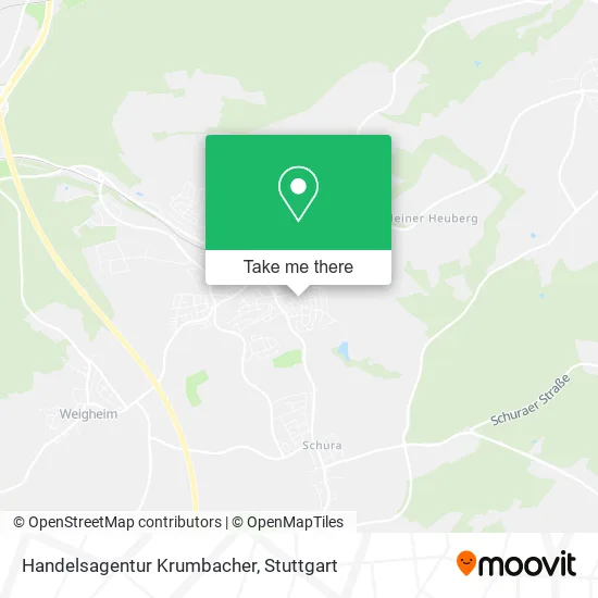 Карта Handelsagentur Krumbacher