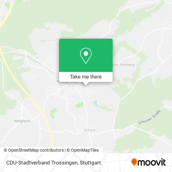 Карта CDU-Stadtverband Trossingen