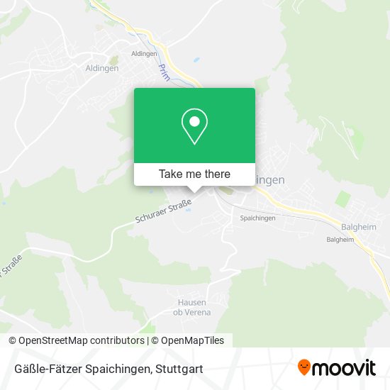 Gäßle-Fätzer Spaichingen map