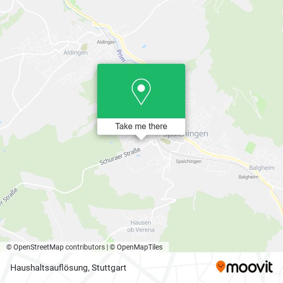 Карта Haushaltsauflösung