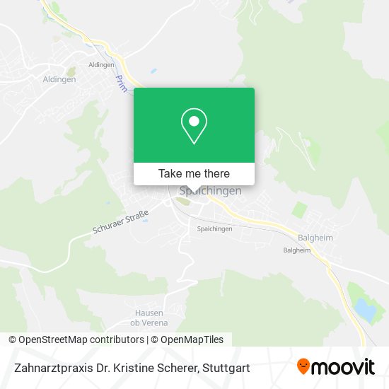 Карта Zahnarztpraxis Dr. Kristine Scherer
