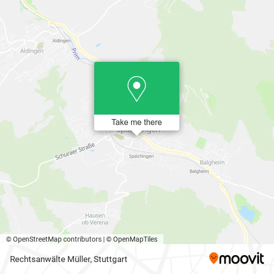 Карта Rechtsanwälte Müller