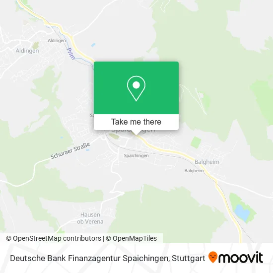 Карта Deutsche Bank Finanzagentur Spaichingen