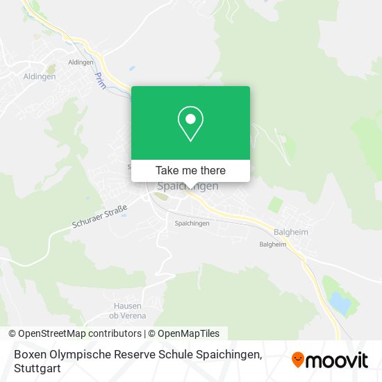 Boxen Olympische Reserve Schule Spaichingen map