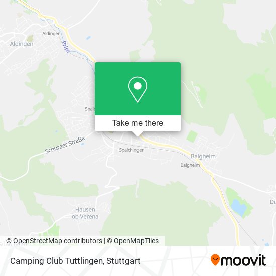 Camping Club Tuttlingen map