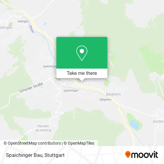 Карта Spaichinger Bau