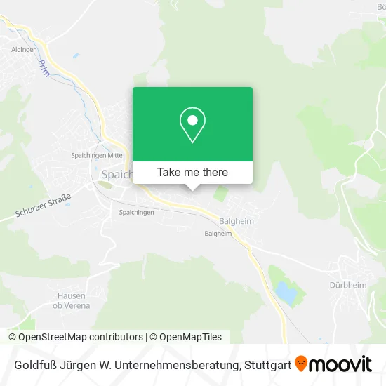 Карта Goldfuß Jürgen W. Unternehmensberatung
