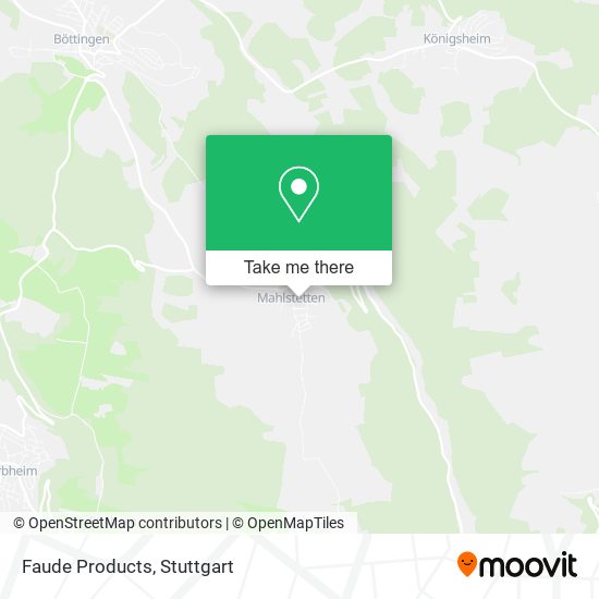 Faude Products map