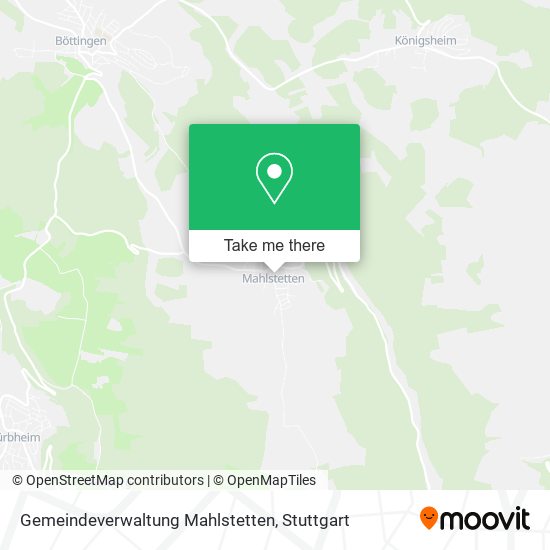 Карта Gemeindeverwaltung Mahlstetten