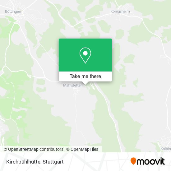 Kirchbühlhütte map