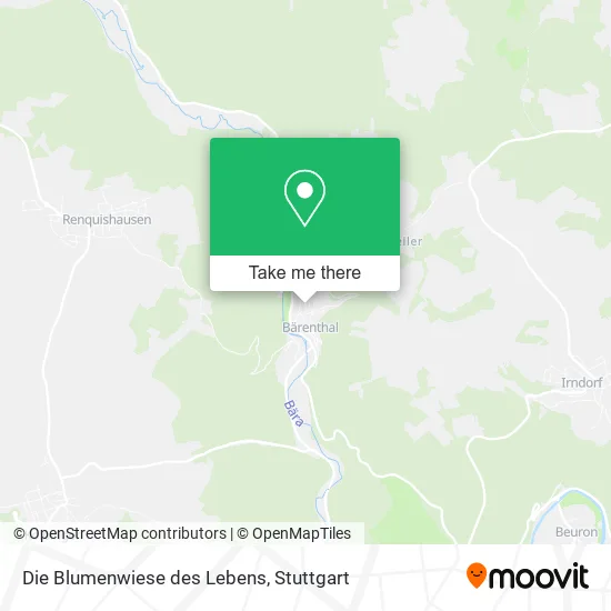 Карта Die Blumenwiese des Lebens