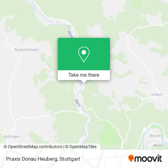 Praxis Donau Heuberg map