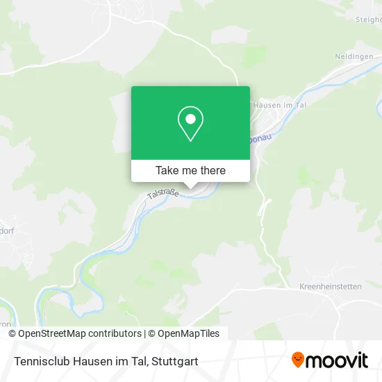 Карта Tennisclub Hausen im Tal