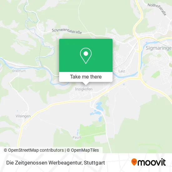 Карта Die Zeitgenossen Werbeagentur