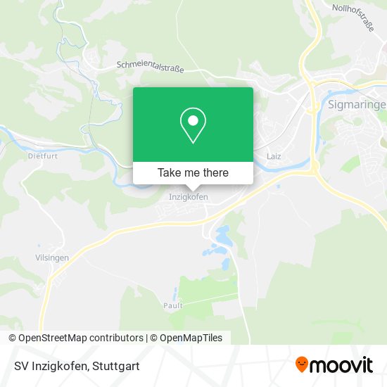 SV Inzigkofen map