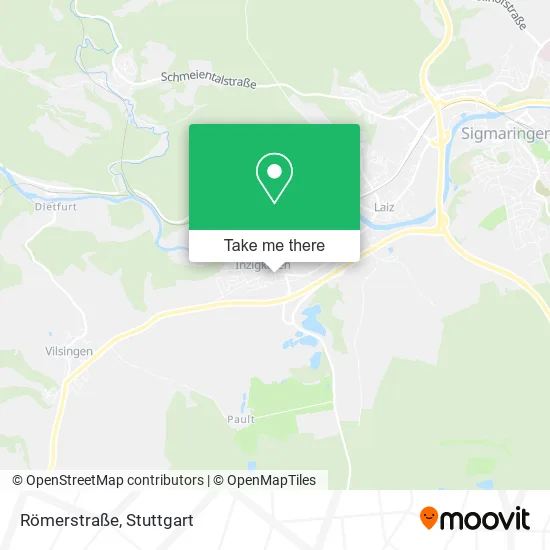 Карта Römerstraße