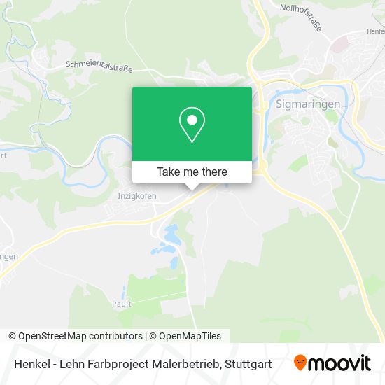 Henkel - Lehn Farbproject Malerbetrieb map