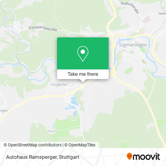 Autohaus Ramsperger map