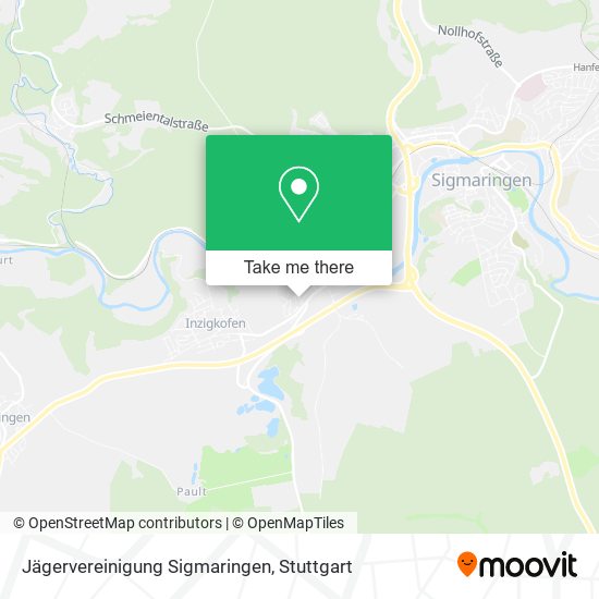 Jägervereinigung Sigmaringen map