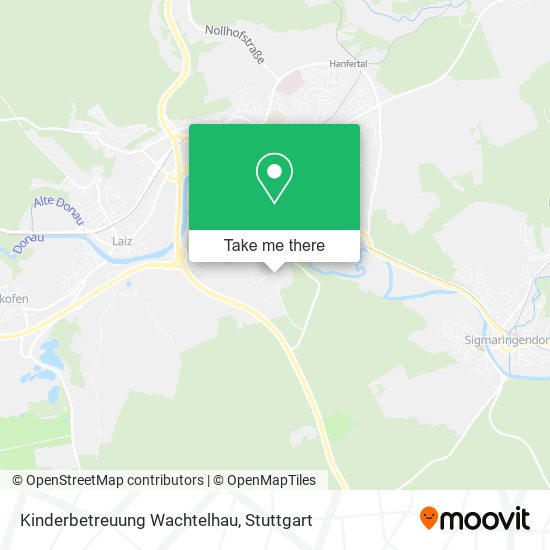 Kinderbetreuung Wachtelhau map