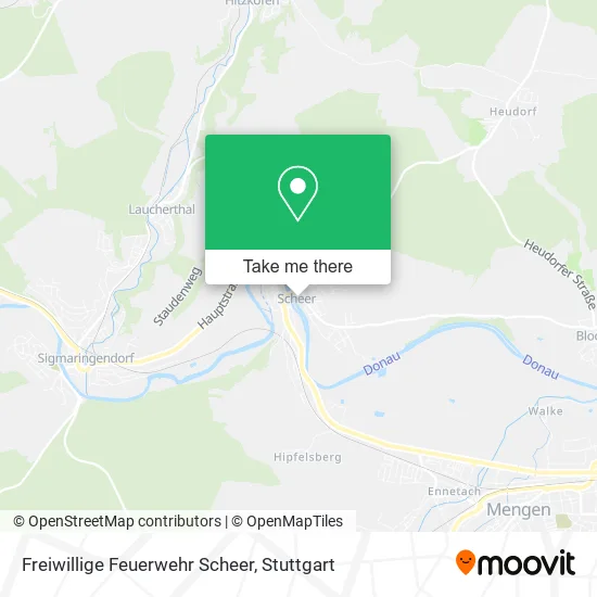Карта Freiwillige Feuerwehr Scheer