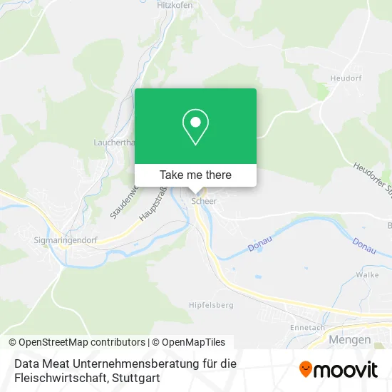 Карта Data Meat Unternehmensberatung für die Fleischwirtschaft