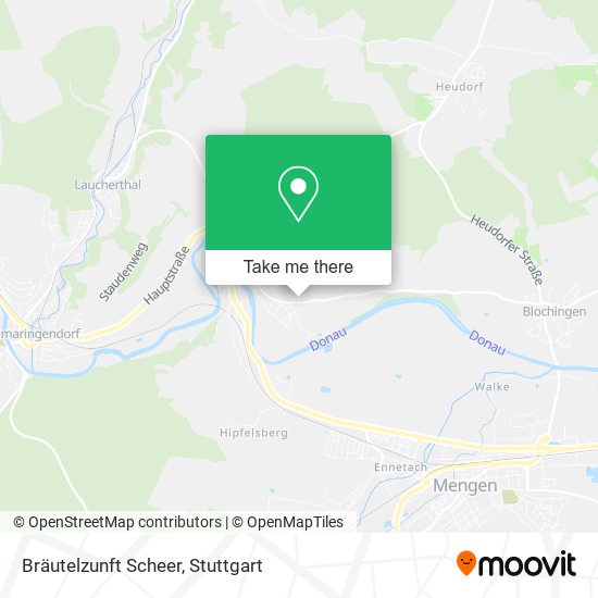 Карта Bräutelzunft Scheer