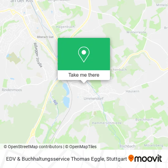 Карта EDV & Buchhaltungsservice Thomas Eggle