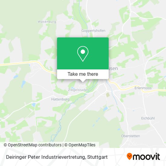 Deiringer Peter Industrievertretung map