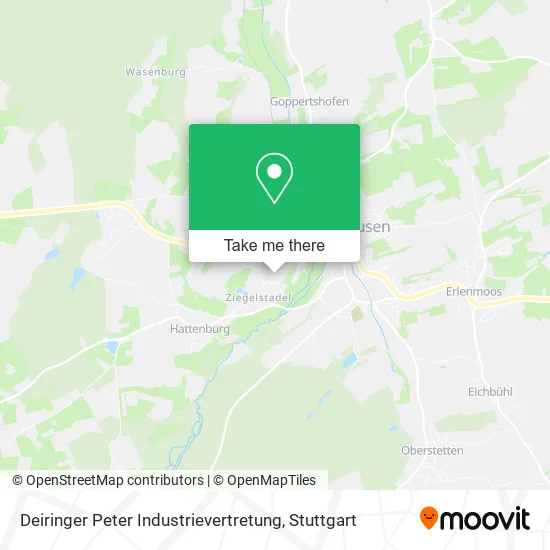 Карта Deiringer Peter Industrievertretung