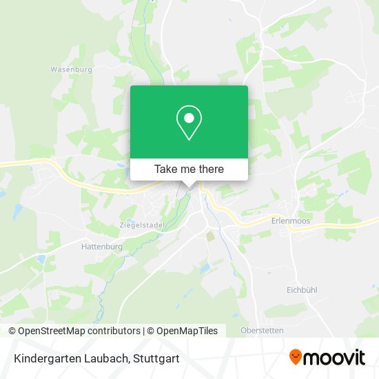 Kindergarten Laubach map