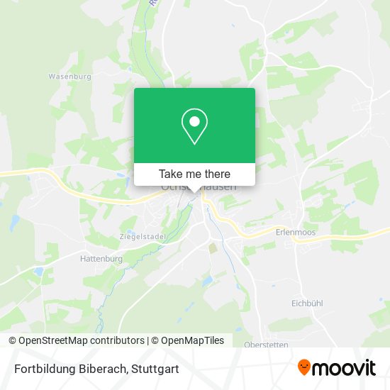 Карта Fortbildung Biberach