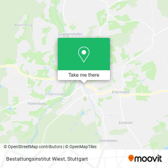 Bestattungsinstitut Wiest map