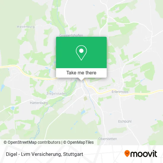 Digel - Lvm Versicherung map