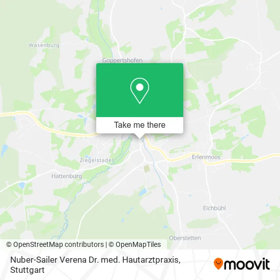 Карта Nuber-Sailer Verena Dr. med. Hautarztpraxis