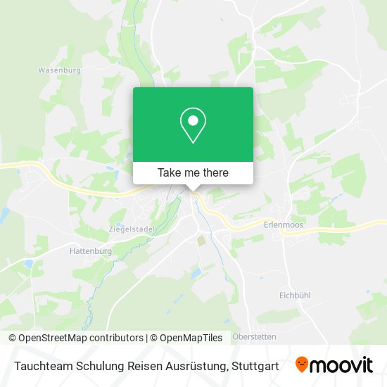 Tauchteam Schulung Reisen Ausrüstung map