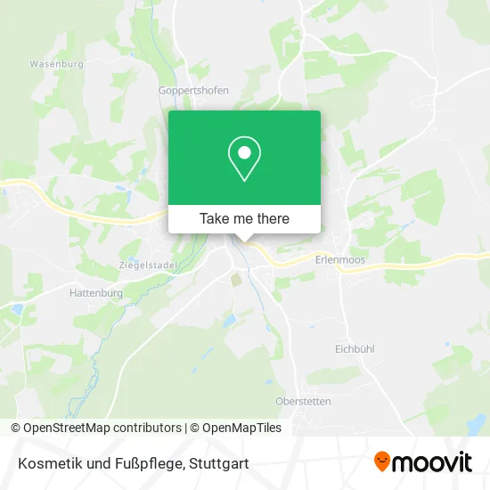 Карта Kosmetik und Fußpflege