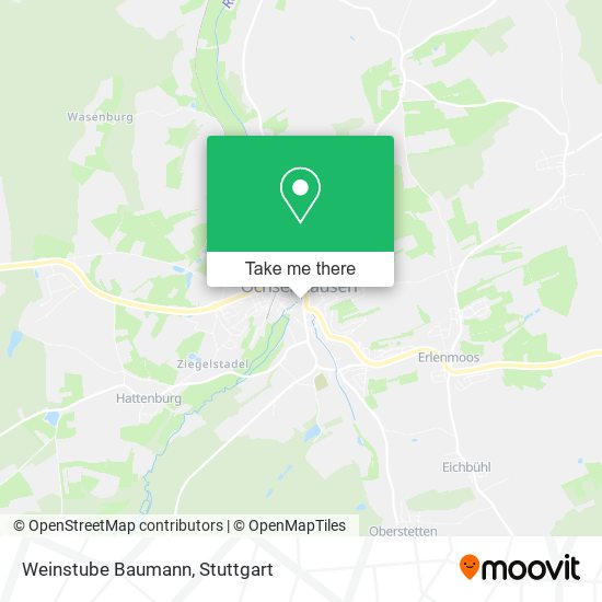 Weinstube Baumann map