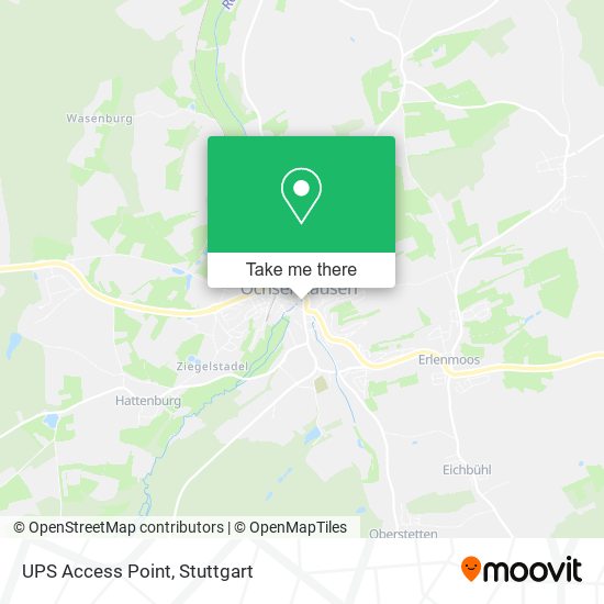 UPS Access Point map