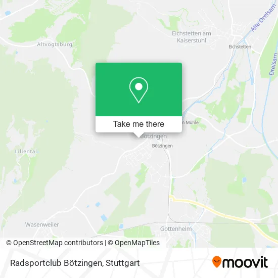 Карта Radsportclub Bötzingen