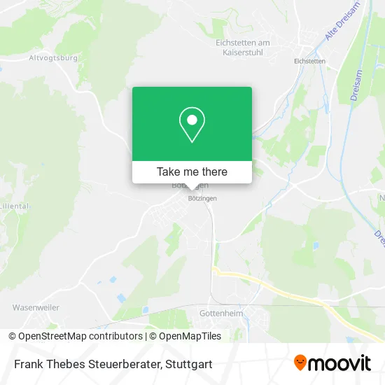 Карта Frank Thebes Steuerberater