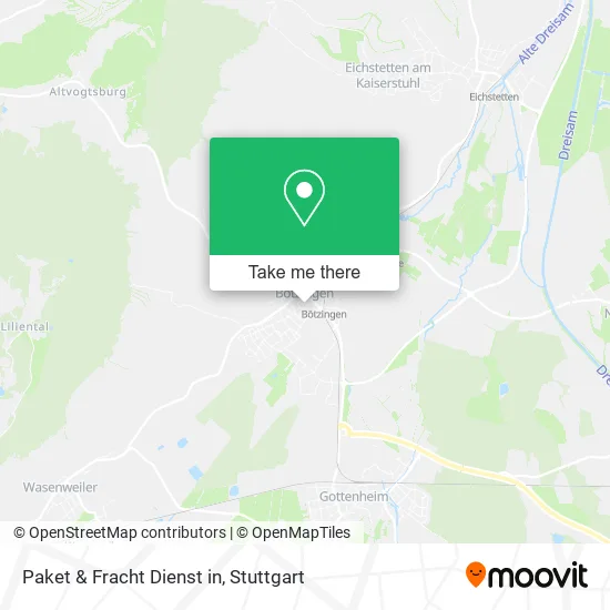 Карта Paket & Fracht Dienst in