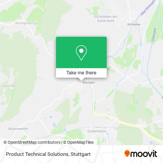 Product Technical Solutions map