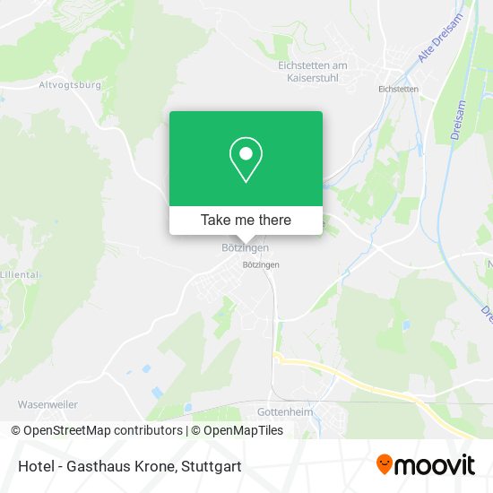 Hotel - Gasthaus Krone map