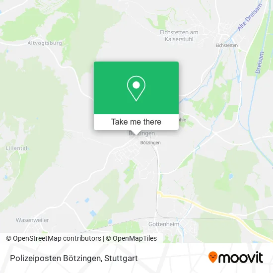 Карта Polizeiposten Bötzingen